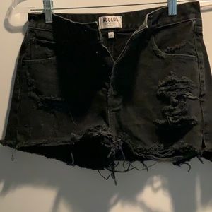 Agolde Black shorts